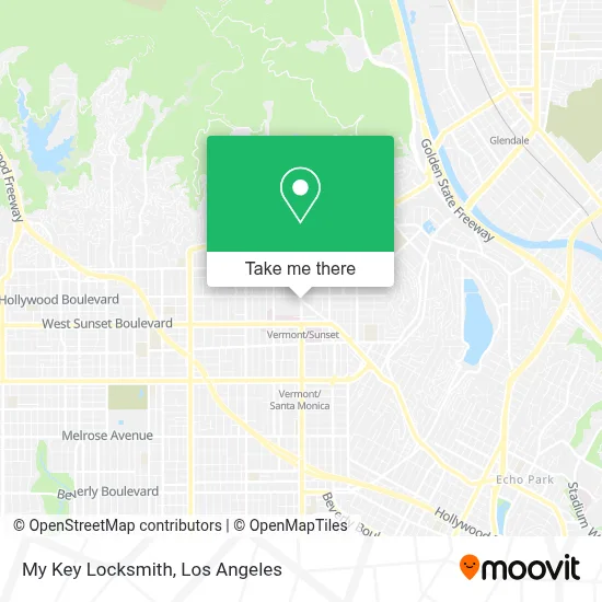My Key Locksmith map
