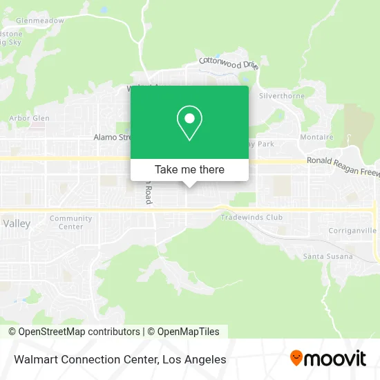Walmart Connection Center map
