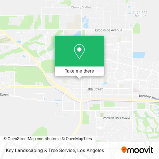 Key Landscaping & Tree Service map