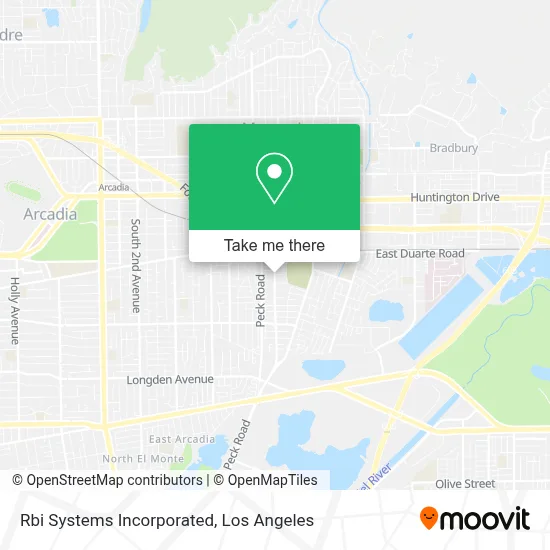 Rbi Systems Incorporated map