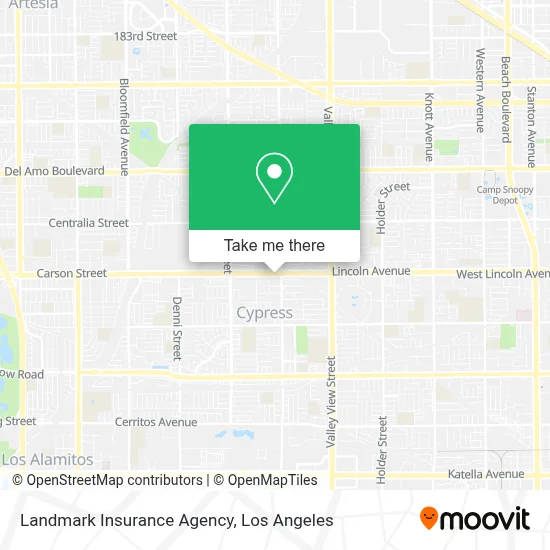 Landmark Insurance Agency map