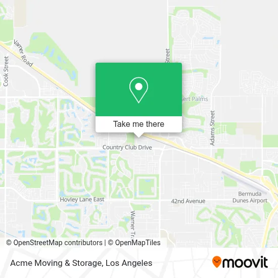 Acme Moving & Storage map