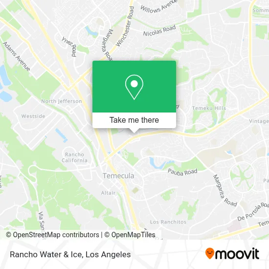 Rancho Water & Ice map