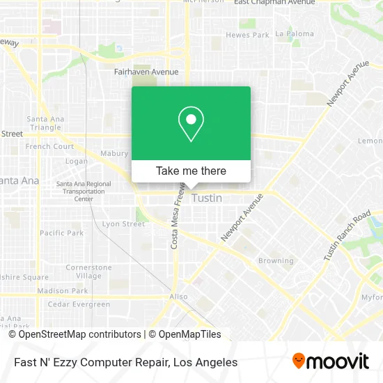 Fast N' Ezzy Computer Repair map