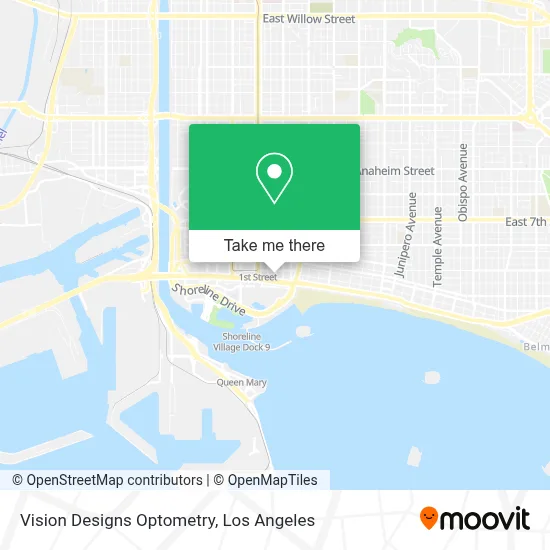 Vision Designs Optometry map