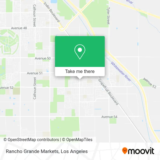 Rancho Grande Markets map
