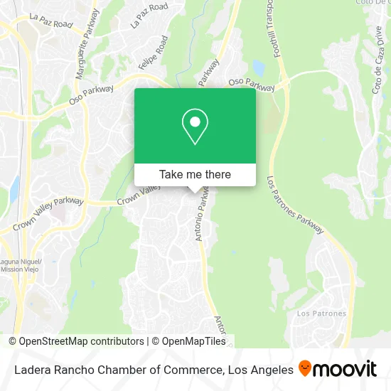Ladera Rancho Chamber of Commerce map