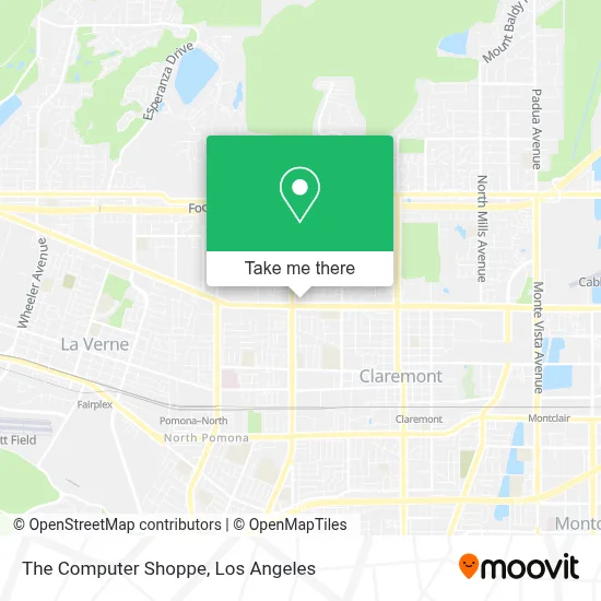 The Computer Shoppe map
