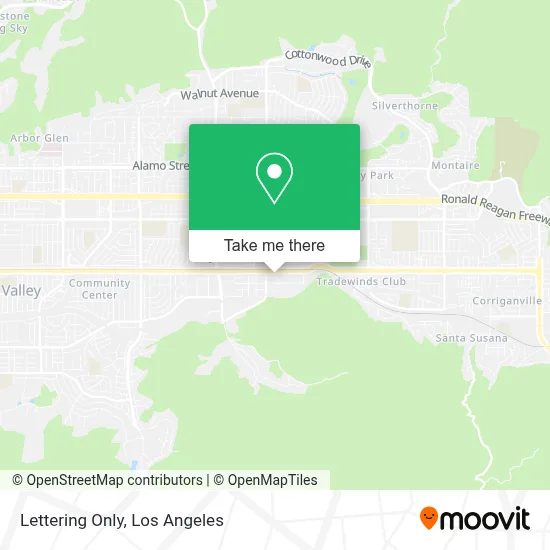 Lettering Only map