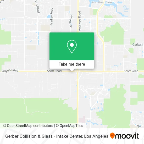 Gerber Collision & Glass - Intake Center map