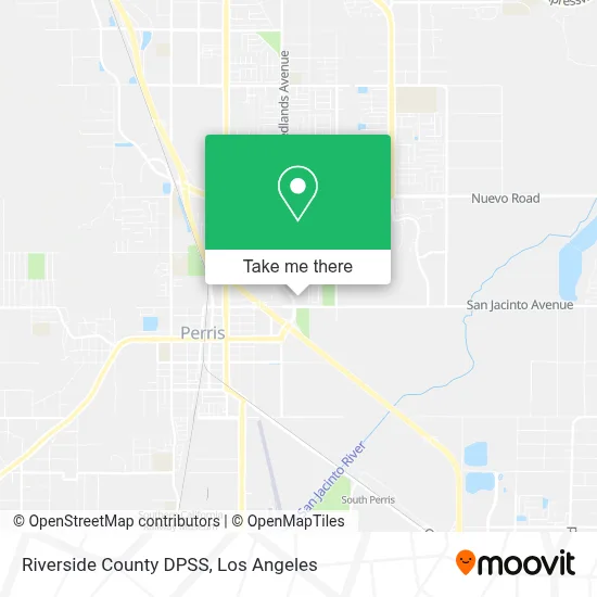 Riverside County DPSS map