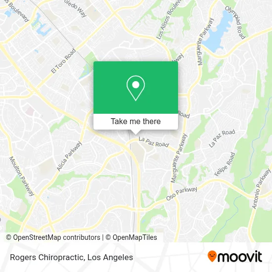 Rogers Chiropractic map