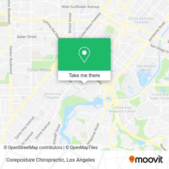 Coreposture Chiropractic map