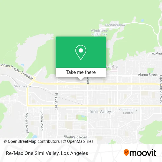 Re/Max One Simi Valley map