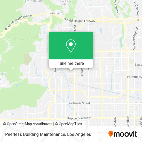 Peerless Building Maintenance map