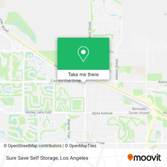 Sure Save Self Storage map