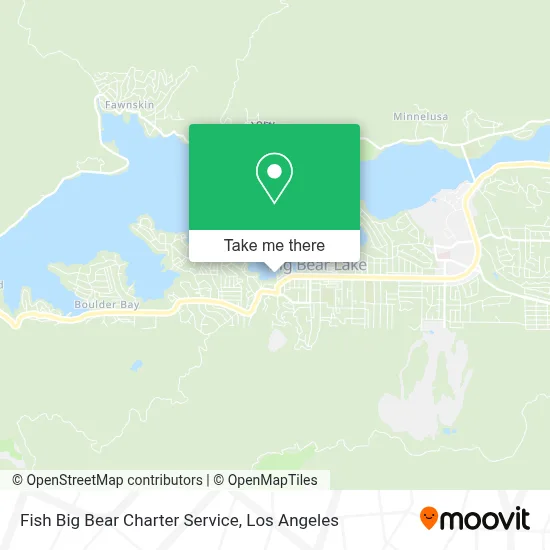 Fish Big Bear Charter Service map