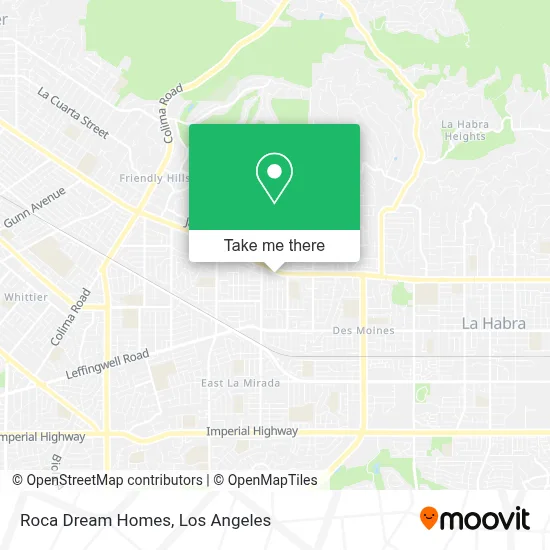 Roca Dream Homes map
