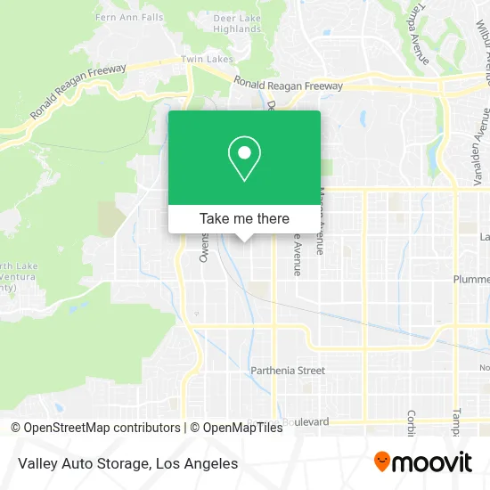 Valley Auto Storage map