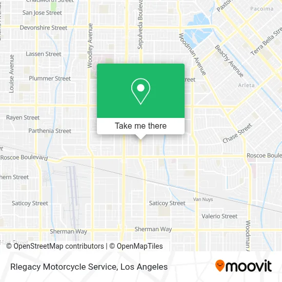 Rlegacy Motorcycle Service map