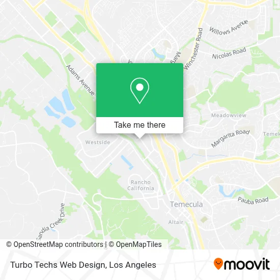 Turbo Techs Web Design map