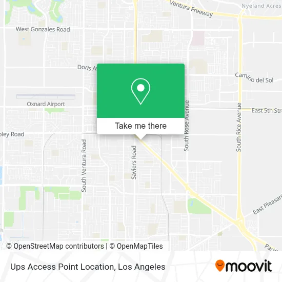 Ups Access Point Location map