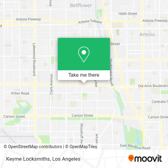 Keyme Locksmiths map