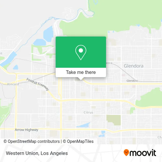 Western Union map