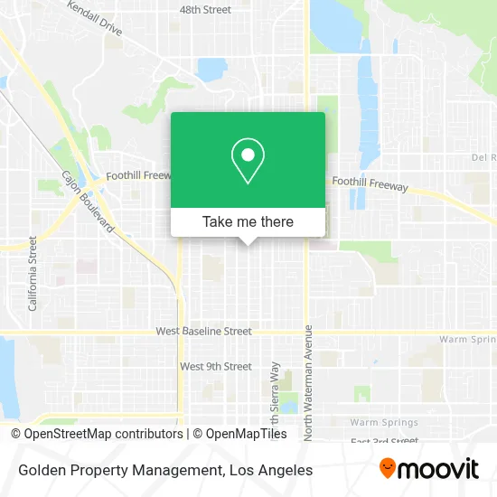 Golden Property Management map