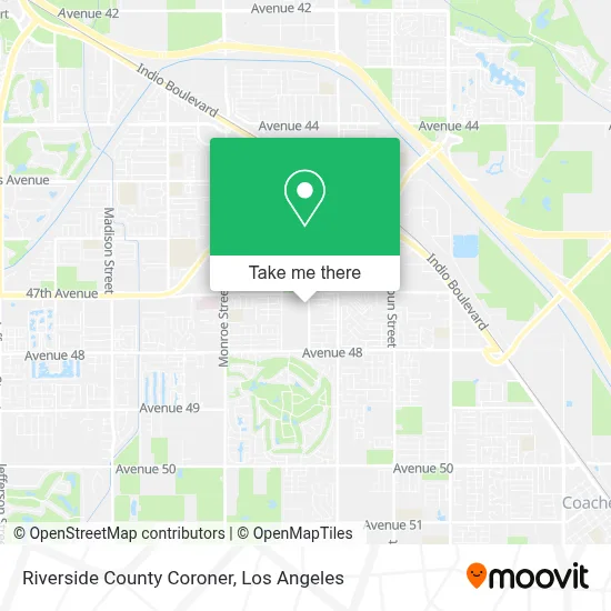 Riverside County Coroner map