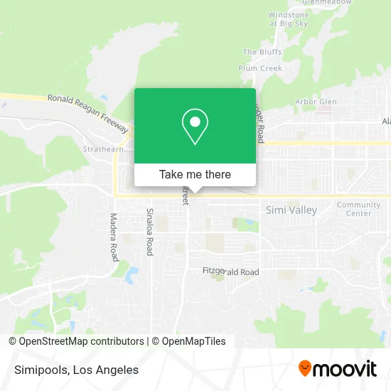 Simipools map
