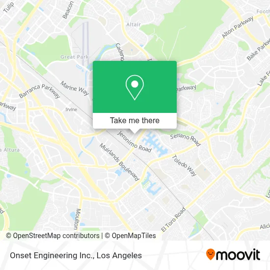Onset Engineering Inc. map