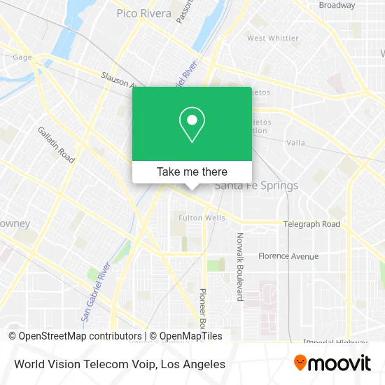 World Vision Telecom Voip map