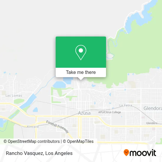 Rancho Vasquez map