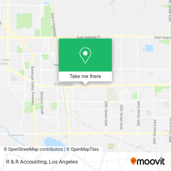 R & R Accounting map