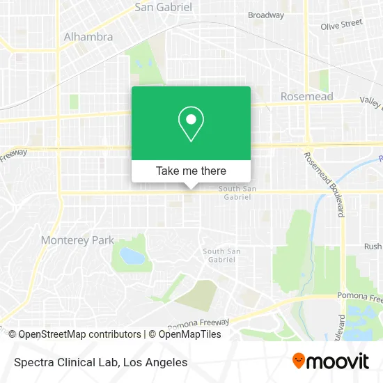 Spectra Clinical Lab map