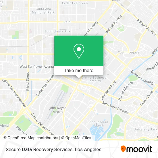 Secure Data Recovery Services map