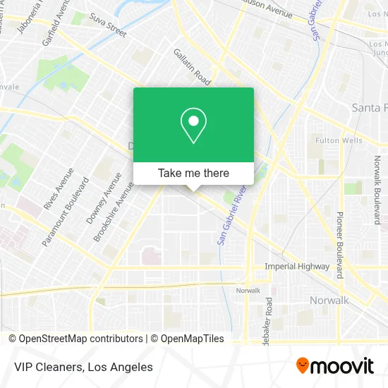 VIP Cleaners map