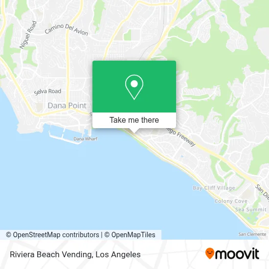 Riviera Beach Vending map