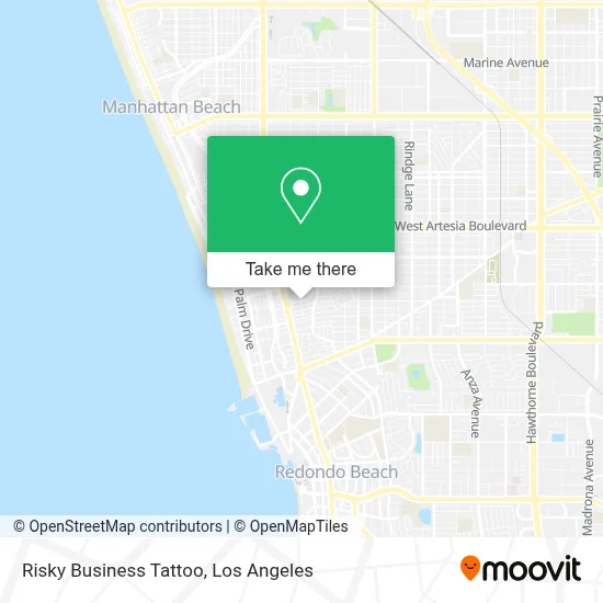 Risky Business Tattoo map