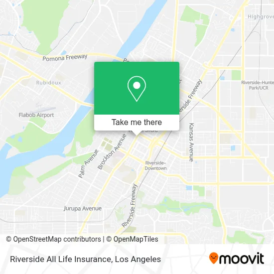Riverside All Life Insurance map