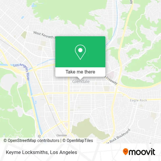 Keyme Locksmiths map