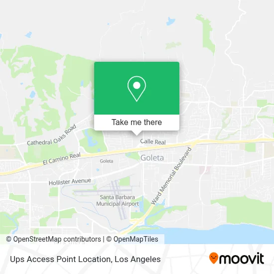 Ups Access Point Location map