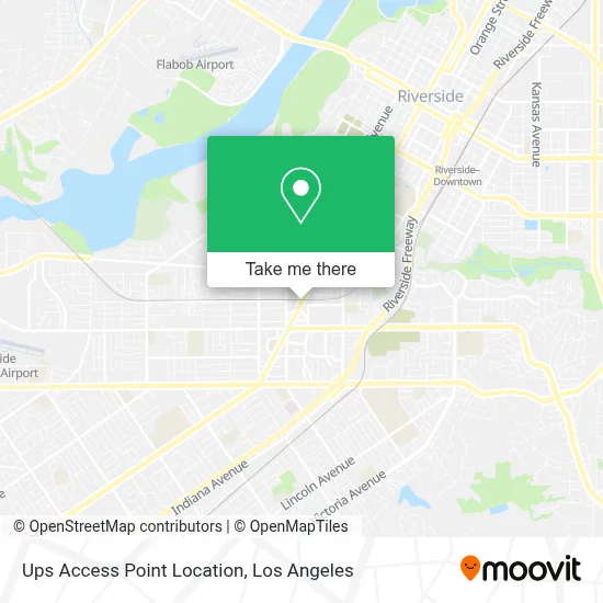 Ups Access Point Location map