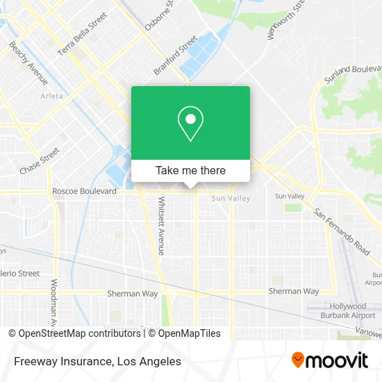 Freeway Insurance map