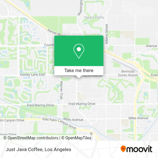 Just Java Coffee map