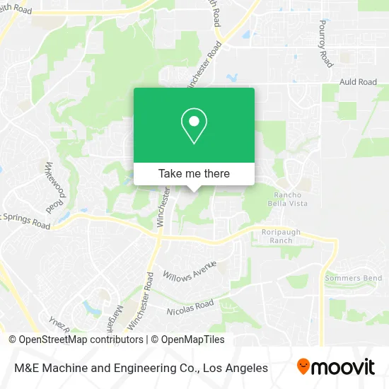 M&E Machine and Engineering Co. map