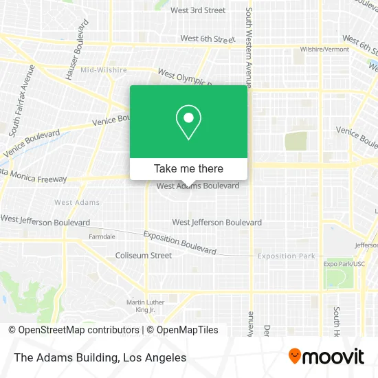 The Adams Building map