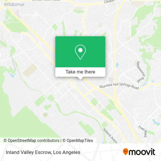 Inland Valley Escrow map
