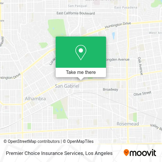 Premier Choice Insurance Services map